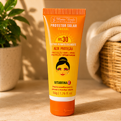 Protetor Solar Facial Matto Verde FPS 30