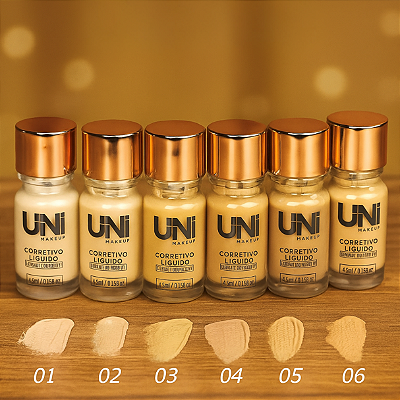 Corretivo líquido Coverage concealer - Uni Makeup