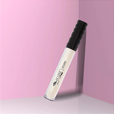 Gloss Incolor Latex Maçã Com Brilhos Max love