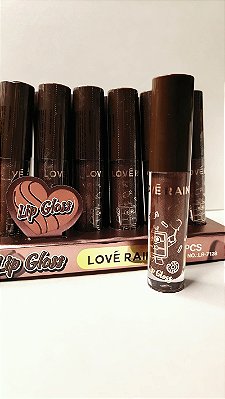 Lip Gloss Chocolate Love Rain Brilho Intenso