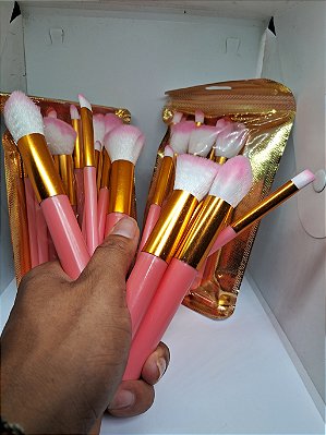 Kit Pinceis maquiagem Kabuki Profissional