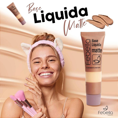 Base liquida matte Febella