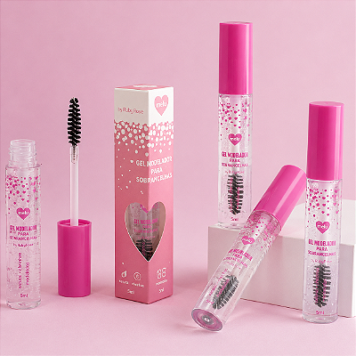 Gel Incolor Para Sobrancelhas Forever You Com Aplicador Rímel