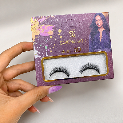 Cílios Postiços 8D F003 Sabrina Sato Volume Natural Reutilizável