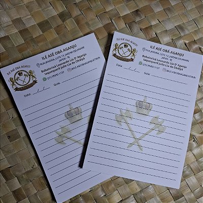 Bloquinho personalizado