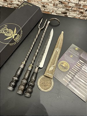 Conjunto Parrilleiro Forjado