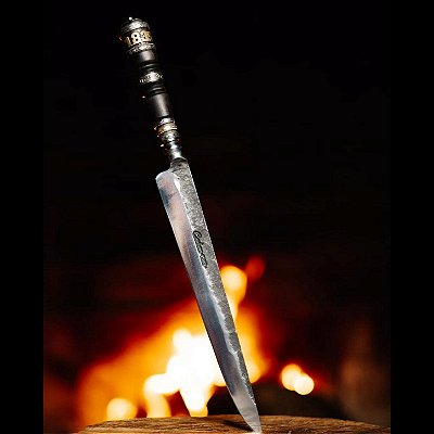 Faca Artesanal Forjada Edição Especial 1835 República Rio-Grandense 9” Brutforged
