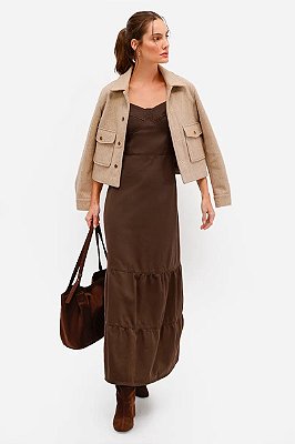 Vestido Midi Classic em Algodão