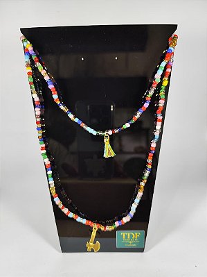 Guia Multicolorida 2 Voltas - Machado e Tassel Colorido