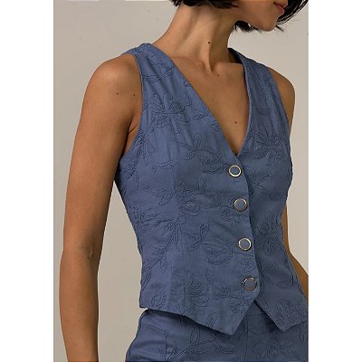 COLETE VERBENA AZUL 38