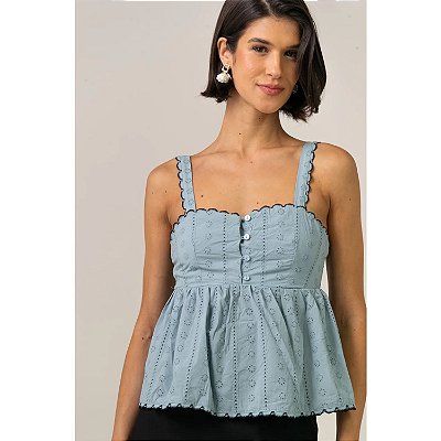 TOP LAISE BIA AZUL BEBE 38