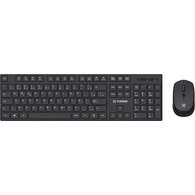 Kit Mouse e Teclado Fortrek CW11 Wireless Preto