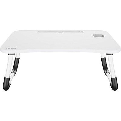 Mesa para Notebook Portátil Fortrek Lapdesk com Gaveta Embutida Branco