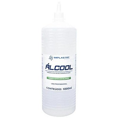 Álcool Para Limpeza de Eletrônicos 1000ML Implastec - CX / 10