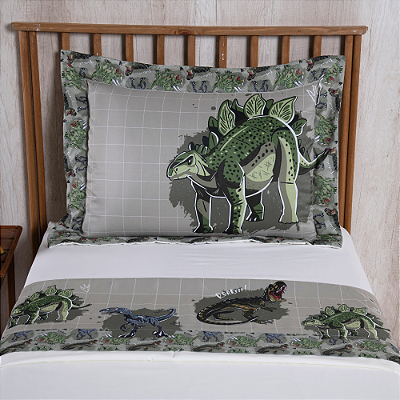 Jogo de Lençol Estampado Boy 3 Peças Solteiro 100% Poliéster 300 Fios Estampa Di