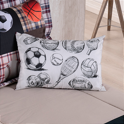 Kit Edredom Estampado Boy 4 Peças Solteiro 100% Poliéster 300 Fios Estampado