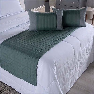 Kit Peseira Copacabana 5 Peças King 100% Poliéster Micropercal 300