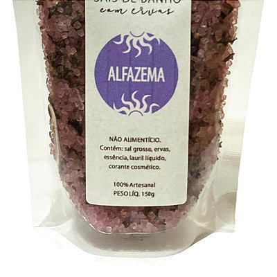 Sais de Banho Alfazema para uso em Chuveiro e Banheira - sachê com 150g