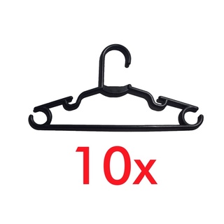 Kit 10 Cabides Infantis Preto