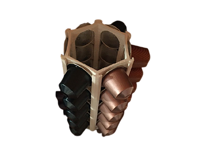 Suporte Porta Cápsulas Café Nespresso Hexagonal