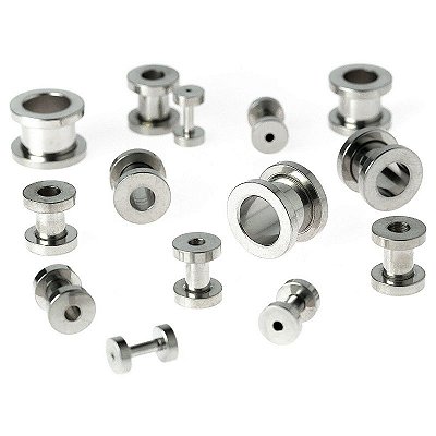 Alargador 5 mm Aço Inoxidável Túnel - PAR
