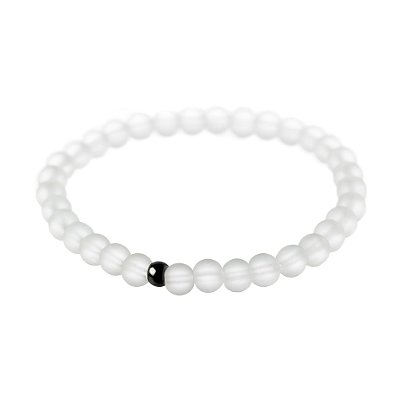 Pulseira Masculina Pedra Cristal