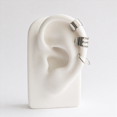 Kit Brinco de Pressão Silver - 3 peças