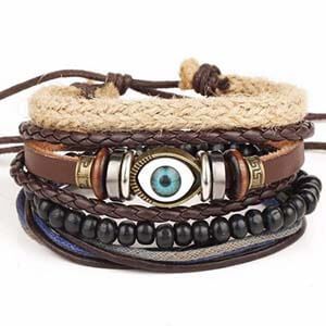 Mix Pulseiras Masculinas Olho Grego