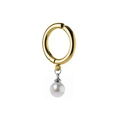 Brinco de Pressão Argola Potara Dourado - 1 Peça (Não é o par)