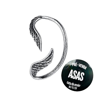 Brinco Masculino Ear Cuff de Asas - 1 Peça [PRÉ-VENDA - Previsão de chegada 17/11/2025 ]