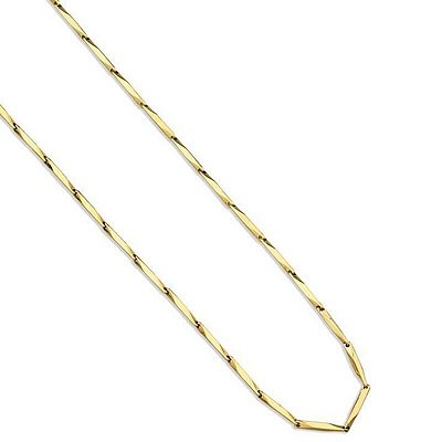 Colar Corrente Aço Inox Triangular - 60cm