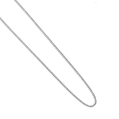 Colar Corrente Masculina Aço Inoxidável Veneziana - 40 cm