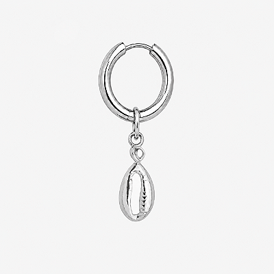 Brinco Masculino Argola Búzios - Par
