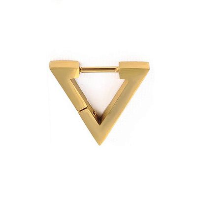 Brinco Masculino Triangular - 1 Peça (Não é o par)