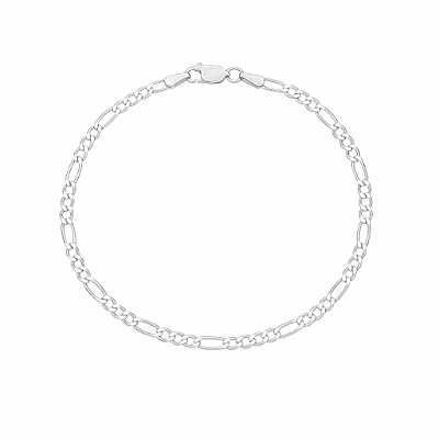 Pulseira de Prata Masculina Prata 925 CODE