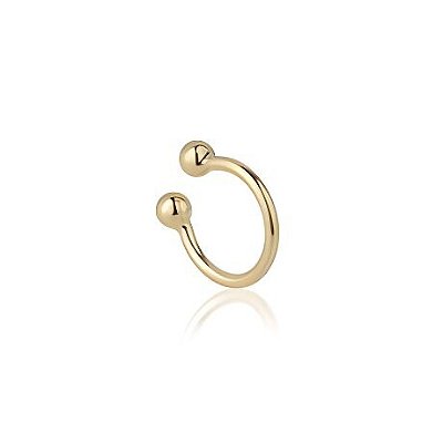 Piercing Falso de Orelha Hélix Folheado a Ouro 18k