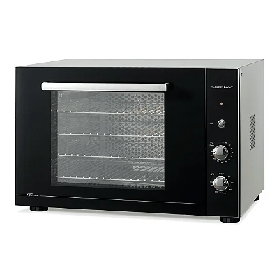 Forno Elétrico Fischer Turbo Fast 80L Bancada Inox 220V