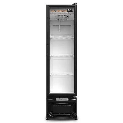 Cervejeira 230 Litros GCB-23EV PR Preta Porta de Vidro Gelopar
