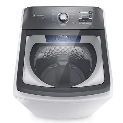 Máquina de Lavar Electrolux 18kg Branca Efficient LEE18 Cesto Inox 127V