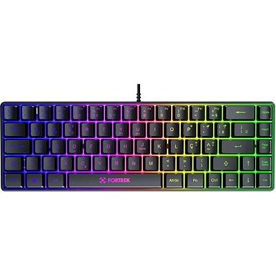 Teclado Gamer Fortrek Fearless 65 Compact Preto