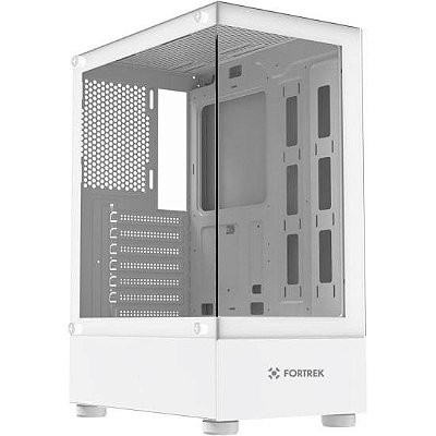 Gabinete Gamer Fortrek Crystal Mid Tower Branco