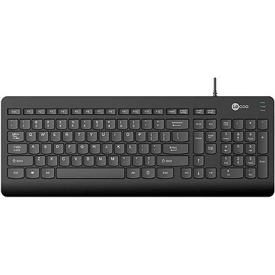 Teclado Lecoo KB103 USB Preto