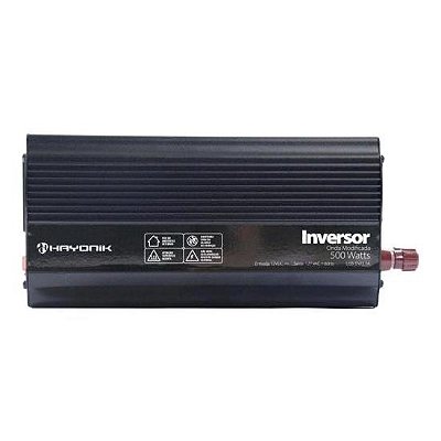 Inversor Automotivo HAYONIK MSW1105 Onda Modificada 500W 12V/127V
