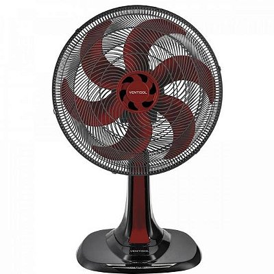 Ventilador de Mesa Ventisol Turbo 6 30cm Vermelho 127v