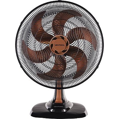 Ventilador de Mesa Ventisol Turbo 6 50cm Bronze 127v