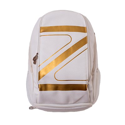 Mochila Pro Zeiq Branca e Dourada