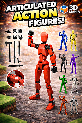 Boneco Articulado Dummy 13 com Acessórios Completo