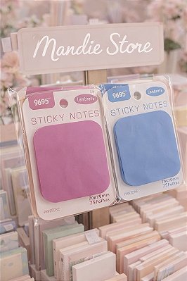 Sticky Notes Colorido 75 Folhas – Bloco de Lembretes