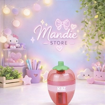 Apontador com Borracha Moranguinho 🍓