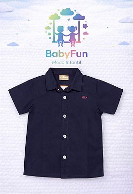 Camisa Social Milon Bebê Tamanho 3